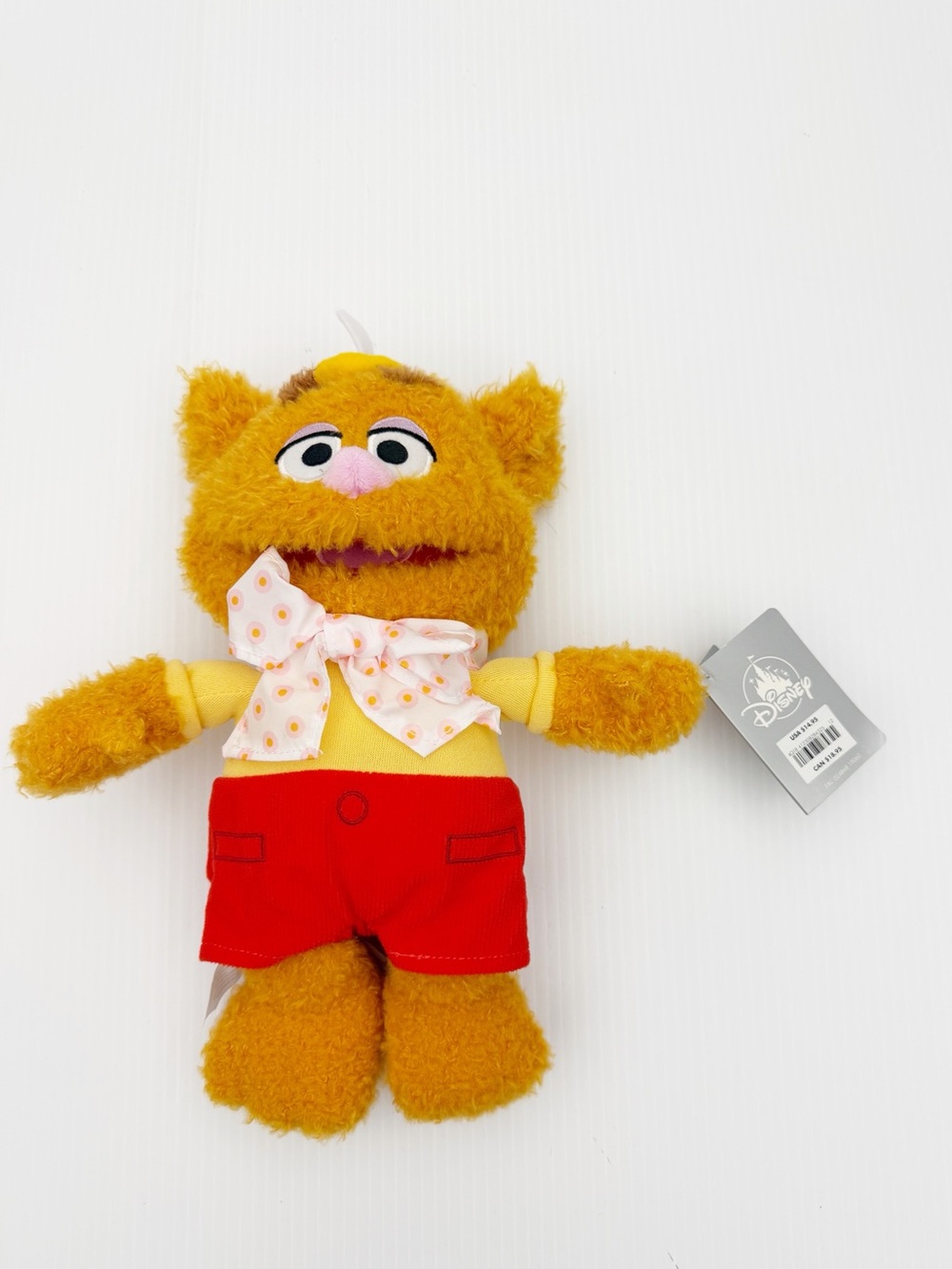 Disney Store Baby Fozzie Bear Muppet Babies 13 Inch Stuffed Animal Plush Toy